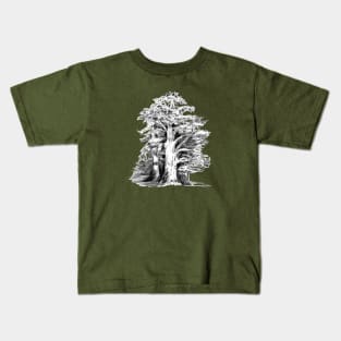 Monterey Cypress Alamo Square Park San Francisco CA Kids T-Shirt